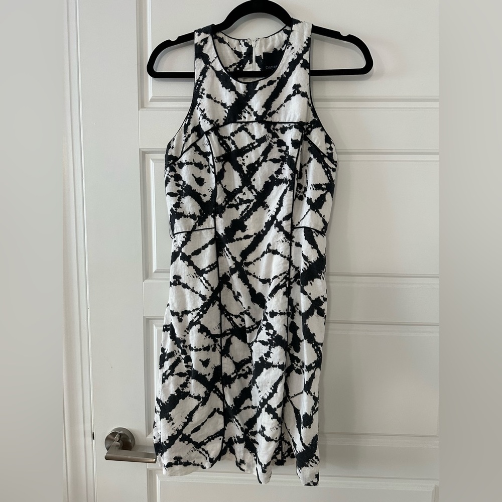 Linen shift dress by Cynthia Rowley
